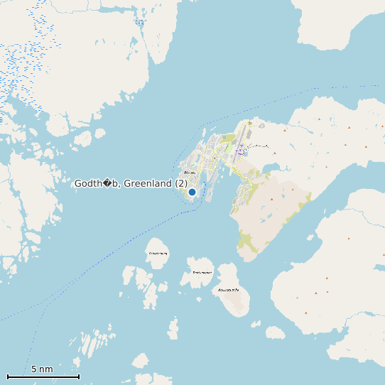 Map of Godth�b, Greenland (2) Tide Prediction Station