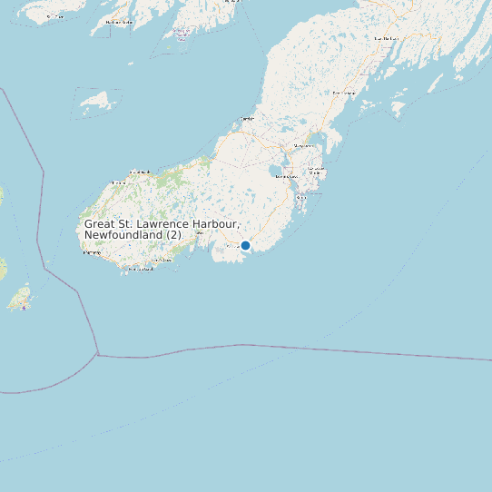Great St. Lawrence Harbour, Newfoundland (2) map