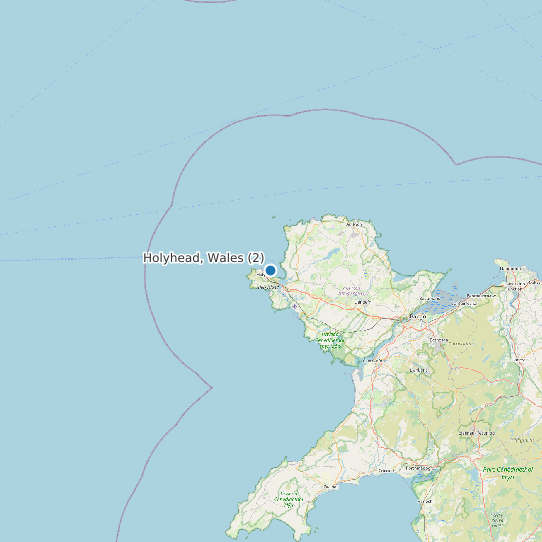 Holyhead, Wales (2) map