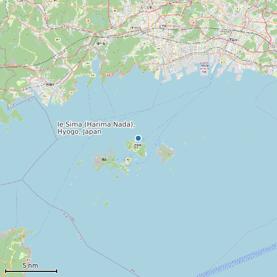 Map of Ie Sima (Harima Nada), Hyogo, Japan Tide Prediction Station