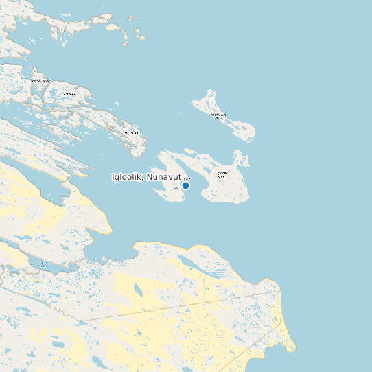 Igloolik, Nunavut map
