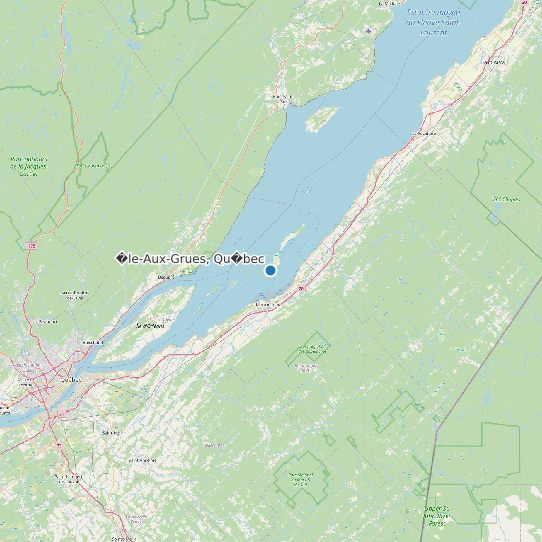 Map of �le-Aux-Grues, Qu�bec Tide Prediction Station