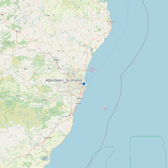 Aberdeen, Scotland map