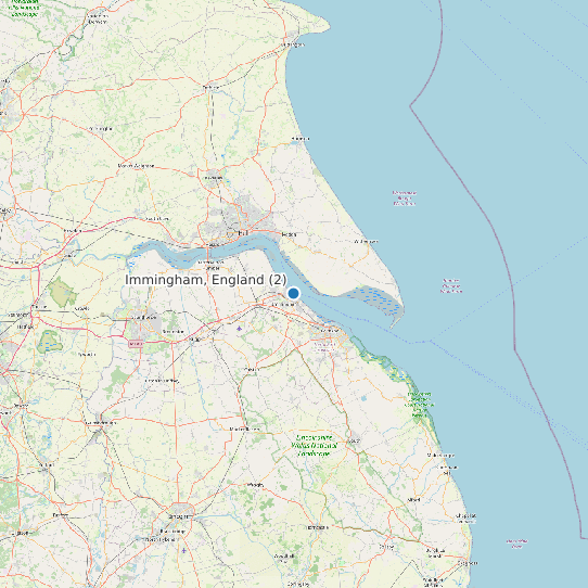 Map of Immingham, England (2) Tide Prediction Station