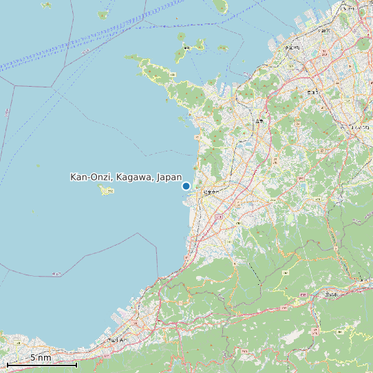 Map of Kan-Onzi, Kagawa, Japan Tide Prediction Station