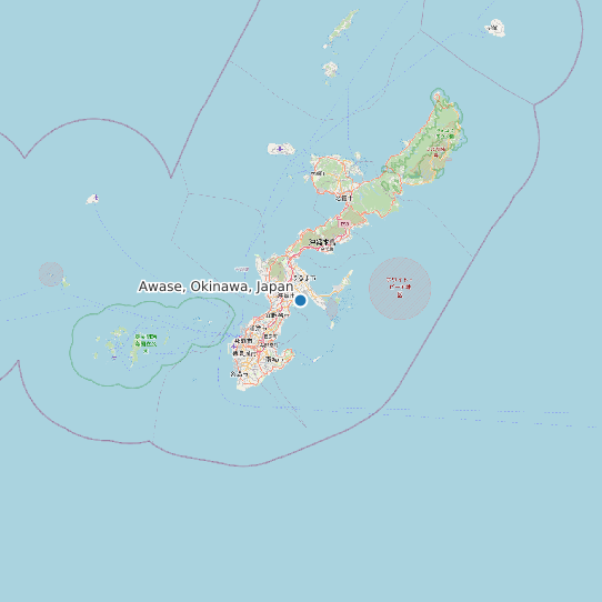 Awase, Okinawa, Japan map