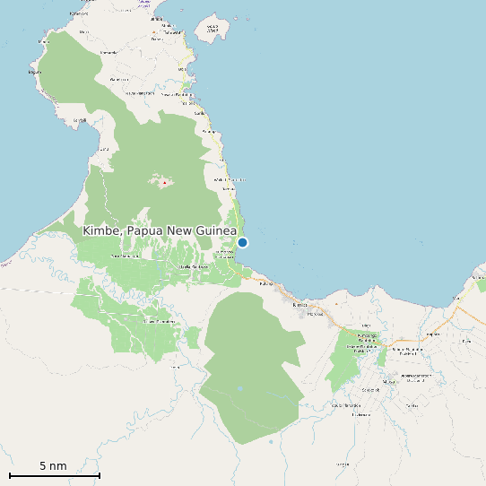 Map of Kimbe, Papua New Guinea Tide Prediction Station