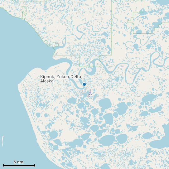 Map of Kipnuk, Yukon Delta, Alaska Tide Prediction Station