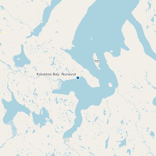 Koluktoo Bay, Nunavut map