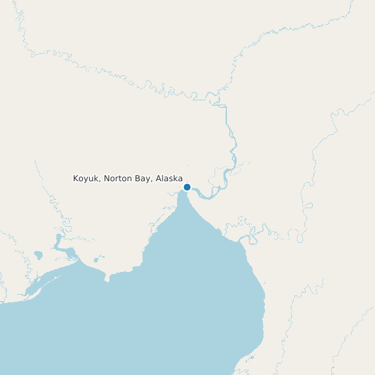 Koyuk, Norton Bay, Alaska map