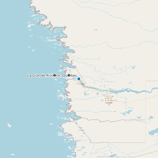 La Grande Rivi�re, Qu�bec map