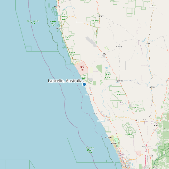 Lancelin, Australia map