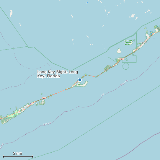 Map of Long Key Bight, Long Key, Florida Tide Prediction Station