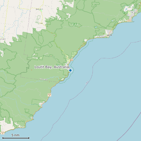 Map of Loutit Bay, Australia Tide Prediction Station