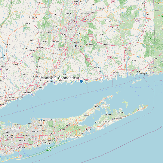 Madison, Connecticut map