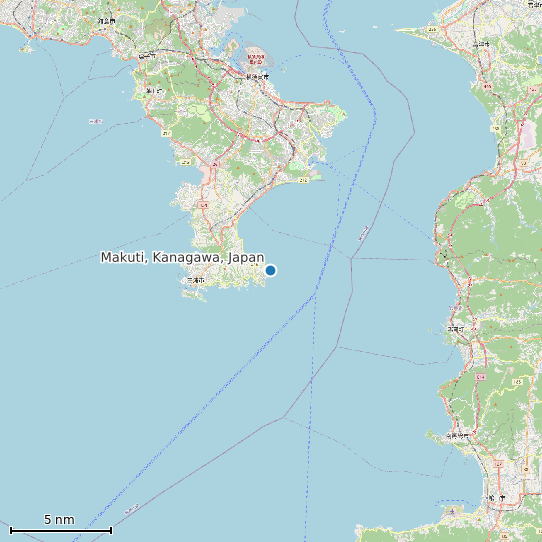 Map of Makuti, Kanagawa, Japan Tide Prediction Station