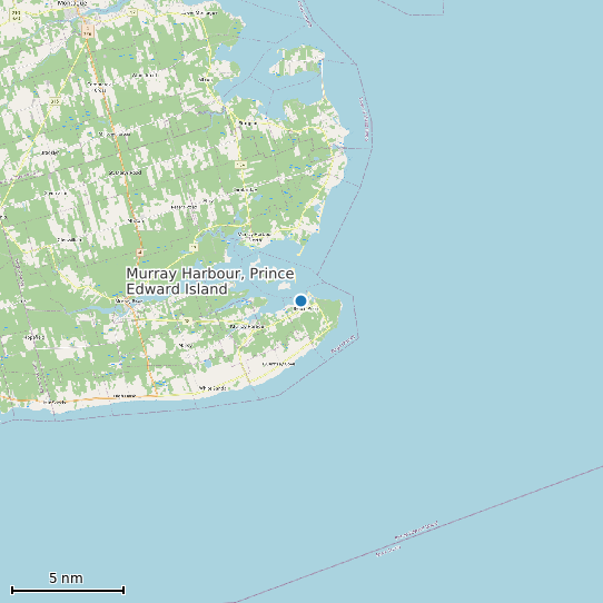 Map of Murray Harbour, Prince Edward Island Tide Prediction Station