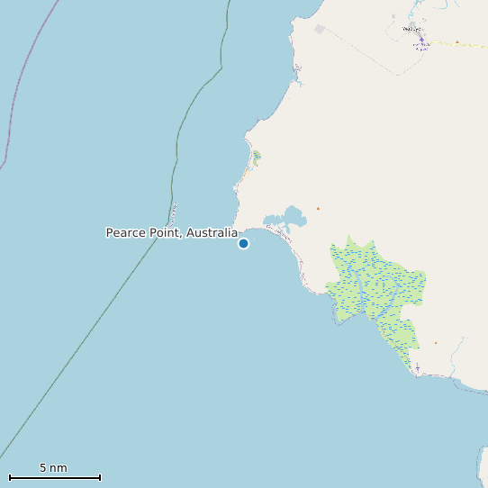 Map of Pearce Point, Australia Tide Prediction Station