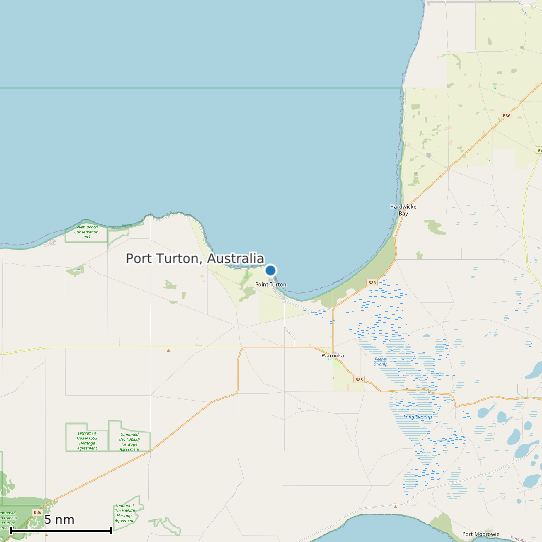 Map of Port Turton, Australia Tide Prediction Station