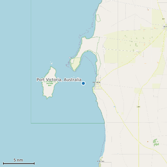 Map of Port Victoria, Australia Tide Prediction Station