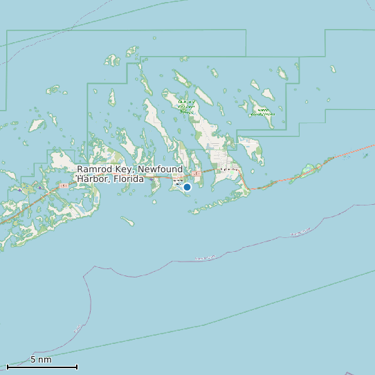 Map of Ramrod Key, Newfound Harbor, Florida Tide Prediction Station