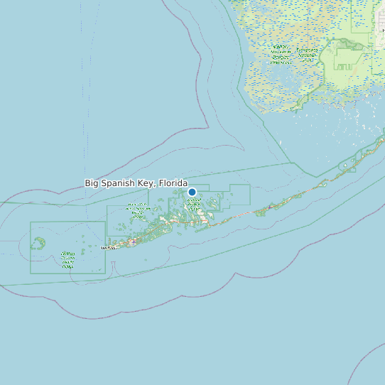 Map of Big Spanish Key, Florida Tide Prediction Station