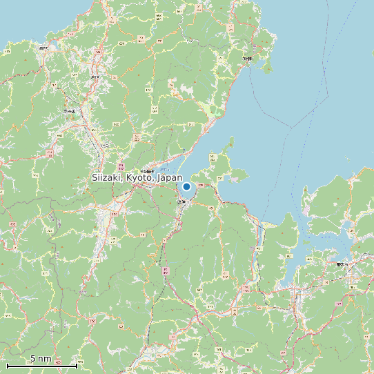 Map of Siizaki, Kyoto, Japan Tide Prediction Station